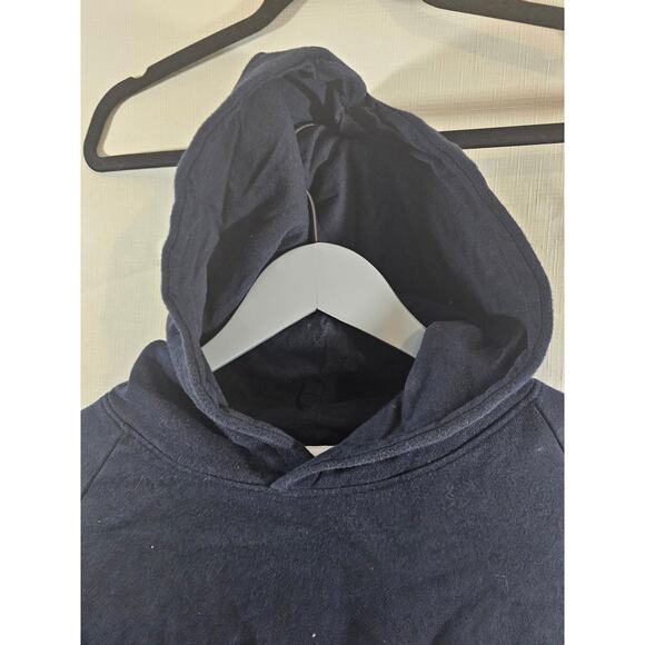 Colours Alexander Julian Hood Sweatshirt Mens L Blue maroon Long Sleeve Pullover - Picture 3 of 7